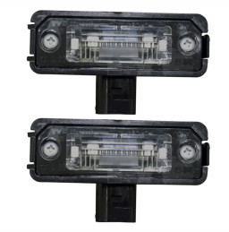 2 ECLAIRAGES PLAQUE VW GOLF...