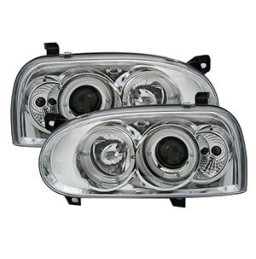 2 PHARES ANGEL EYES VW GOLF...
