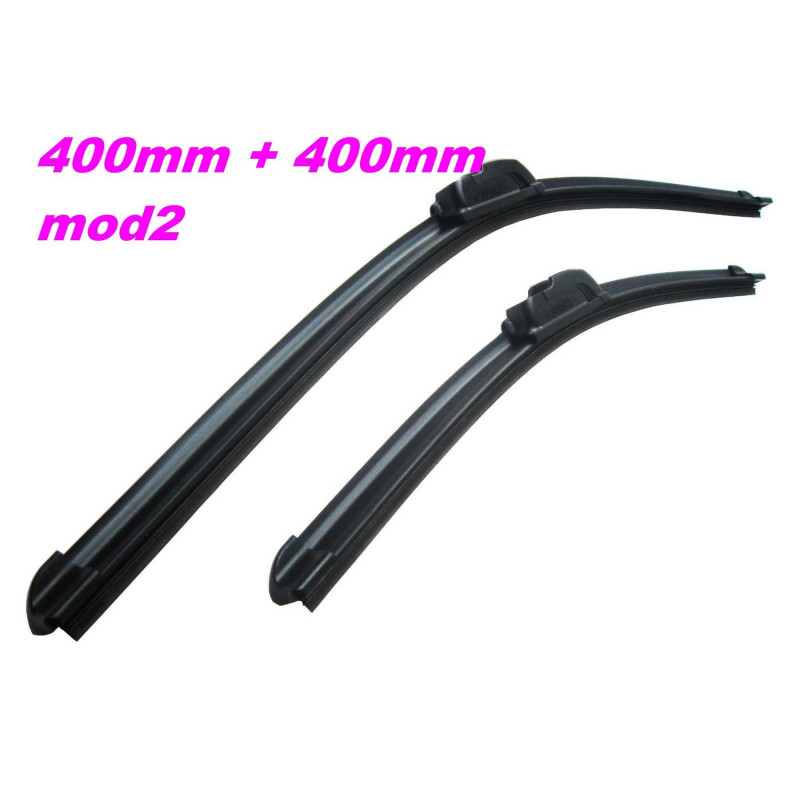 2 BALAIS ESSUIE GLACE AVANT TYPE AEROTWIN PLAT LONGUEUR 400MM 400MM MOD7 2 BALAIS ESSUIE GLACE AVANT TYPE AEROTWIN PLAT LONGUEUR 400MM 400MM MOD7