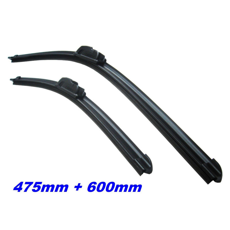 2 BALAIS ESSUIE GLACE AVANT TYPE AEROTWIN PREMIUM LONGUEUR 475MM 600MM TYPE 20 2 BALAIS ESSUIE GLACE AVANT TYPE AEROTWIN PREMIUM LONGUEUR 475MM 600MM TYPE 20