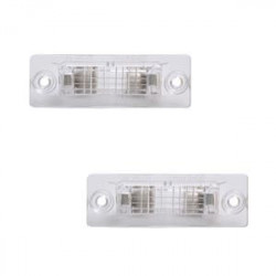 2 ECLAIRAGES PLAQUE VW GOLF...