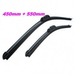 2 BALAI ESSUIE GLACE AVANT TYPE AEROTWIN CITROEN C3 1 PLURIEL 05/2003 - 07/2010