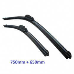 2 BALAI ESSUIE GLACE AVANT TYPE AEROTWIN POUR CITROEN DS5 11/2011 - 07/2015