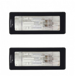 2 ECLAIRAGES PLAQUE RENAULT...