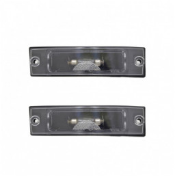 2 ECLAIRAGES PLAQUE FIAT...