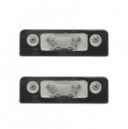 2 ECLAIRAGES PLAQUE OCTAVIA...