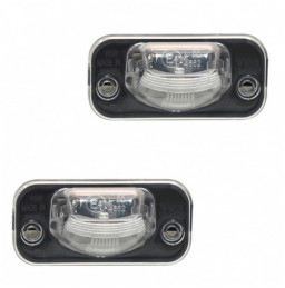 2 ECLAIRAGES PLAQUE VW T4...