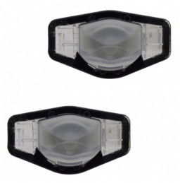 2 ECLAIRAGES PLAQUE CIVIC 9...