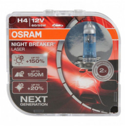 2 AMPOULES H4 OSRAM NIGHT...