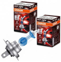 2 AMPOULES H7 OSRAM NIGHT...